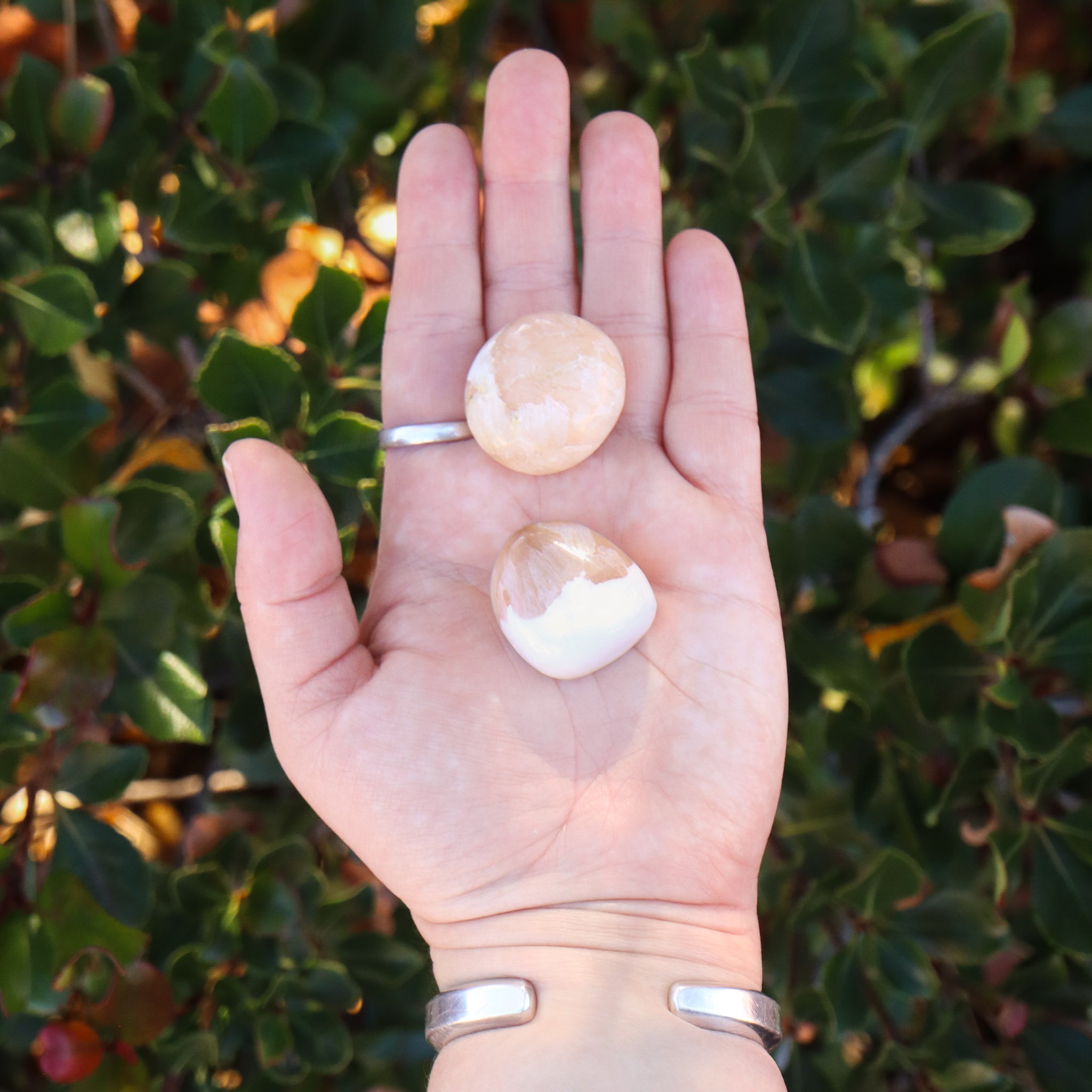 Peach Scolecite Tumbled