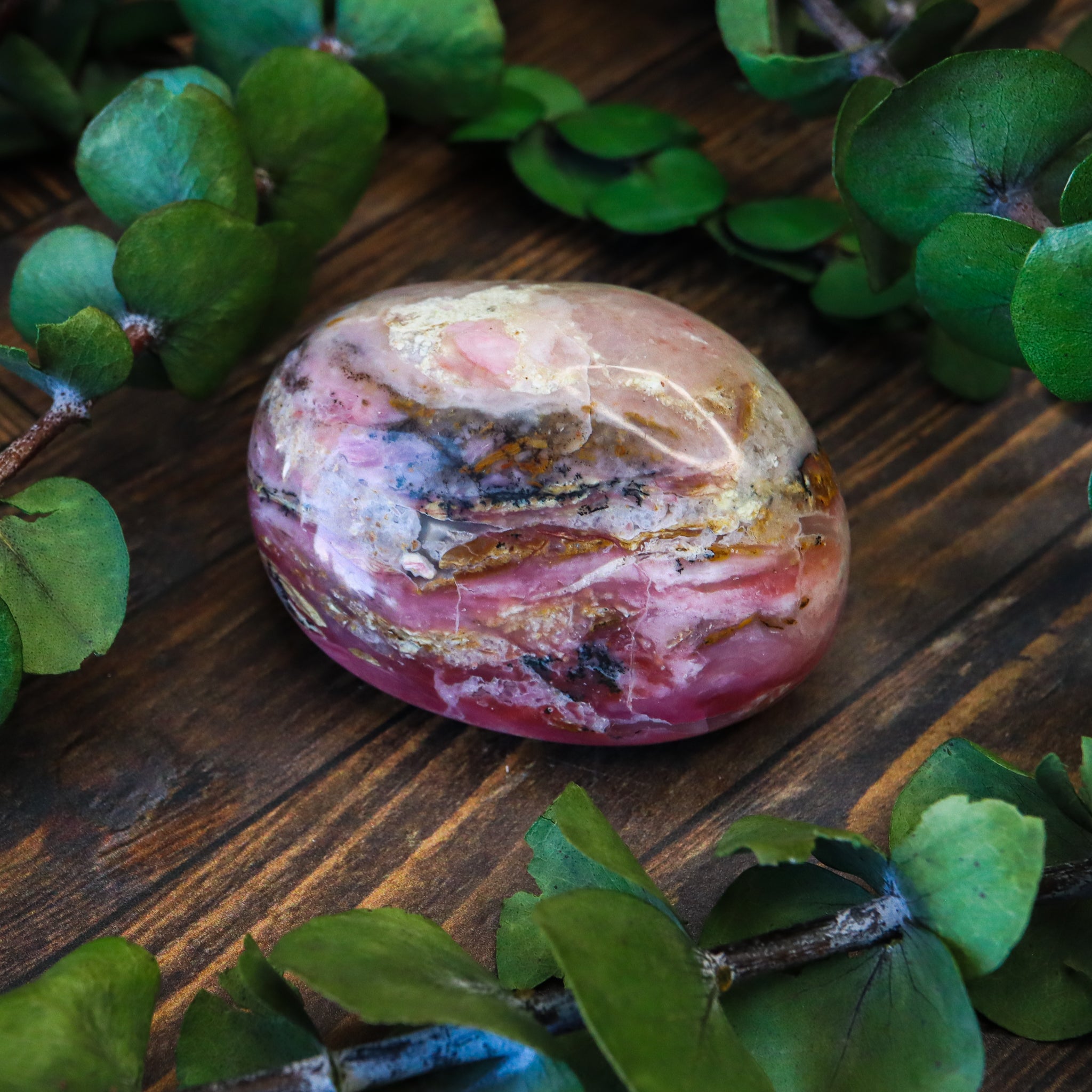 Pink Opal Polished Free Form