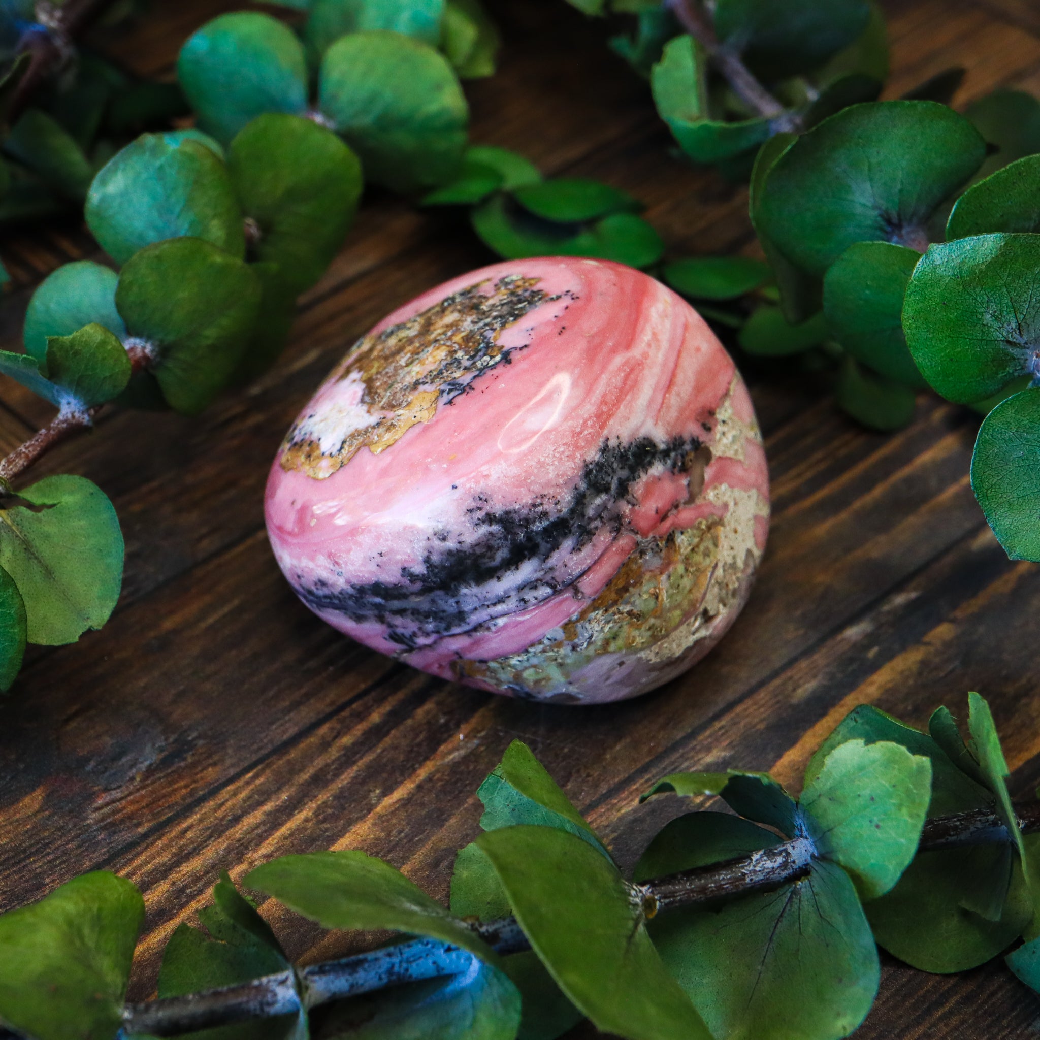 Pink Opal Polished Free Form