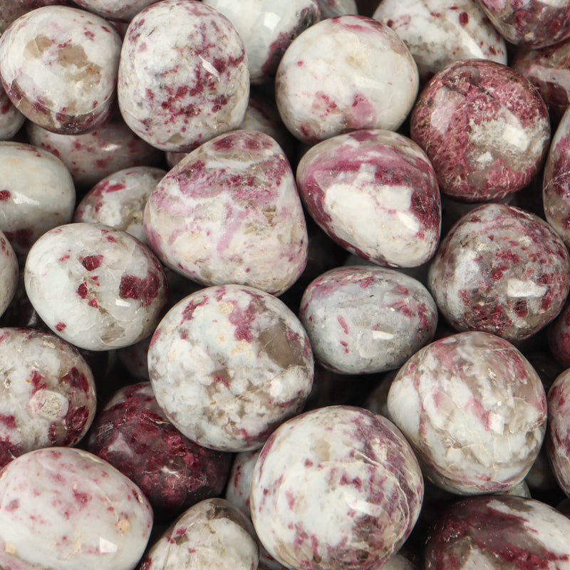 Pink Tourmaline Tumbled