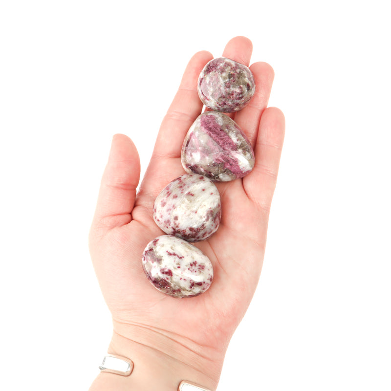 Pink Tourmaline Tumbled