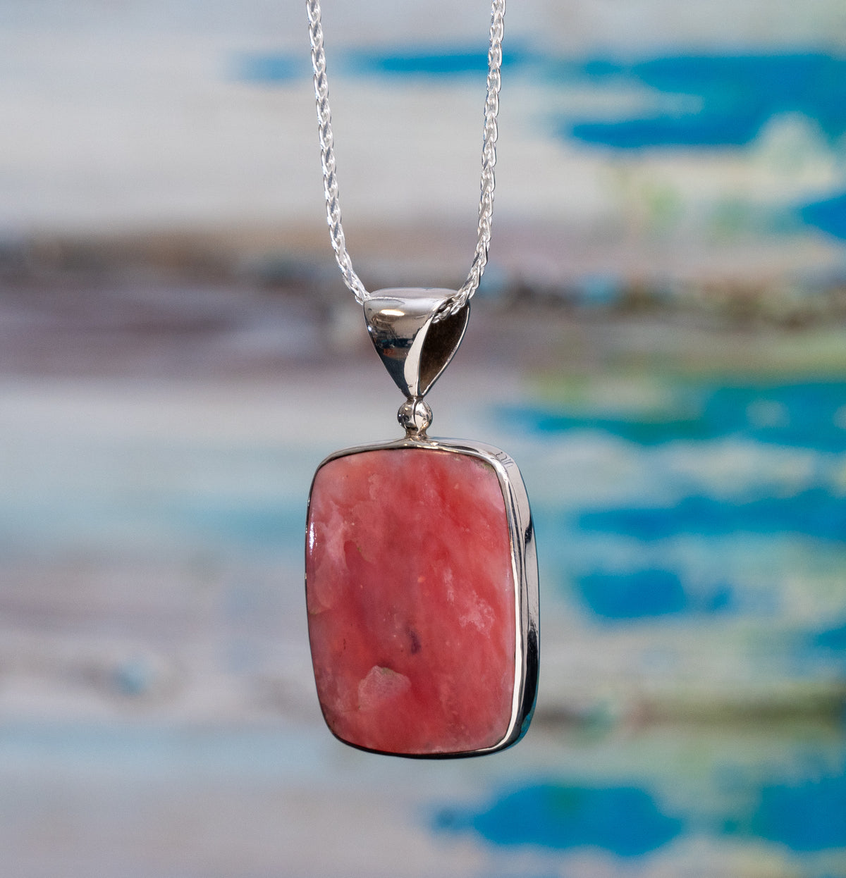 Pink Opal Pendant