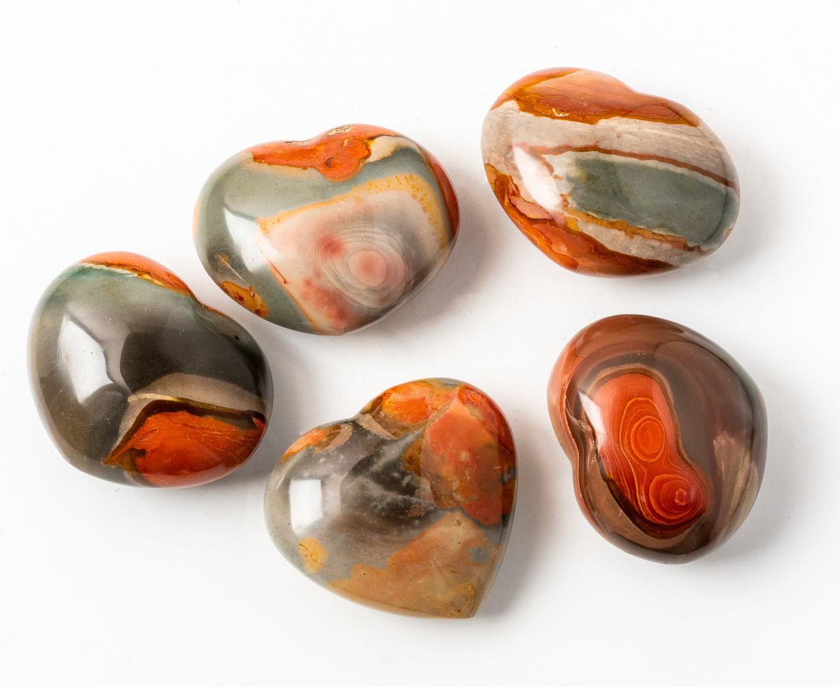 Polychrome Jasper Heart