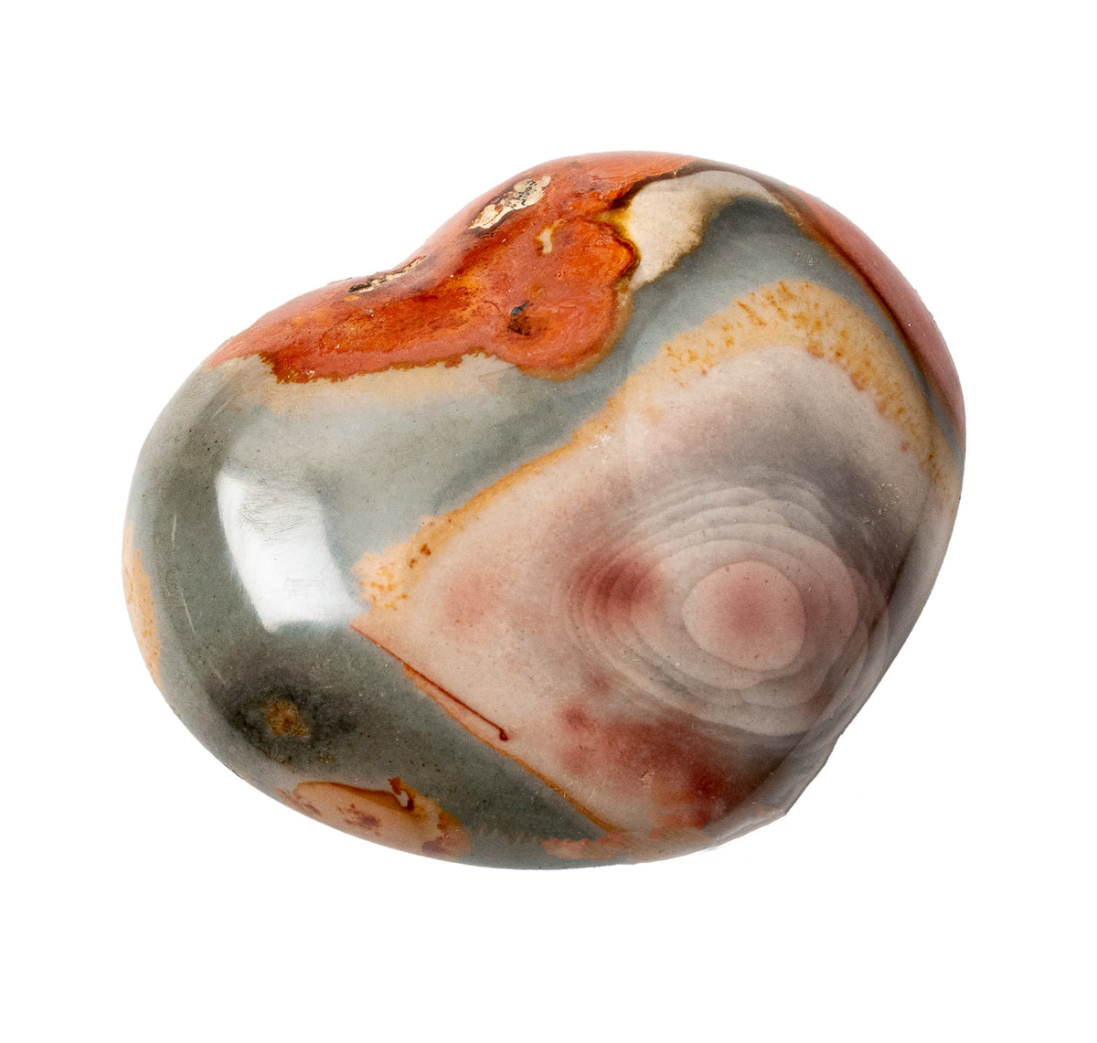 Polychrome Jasper Heart