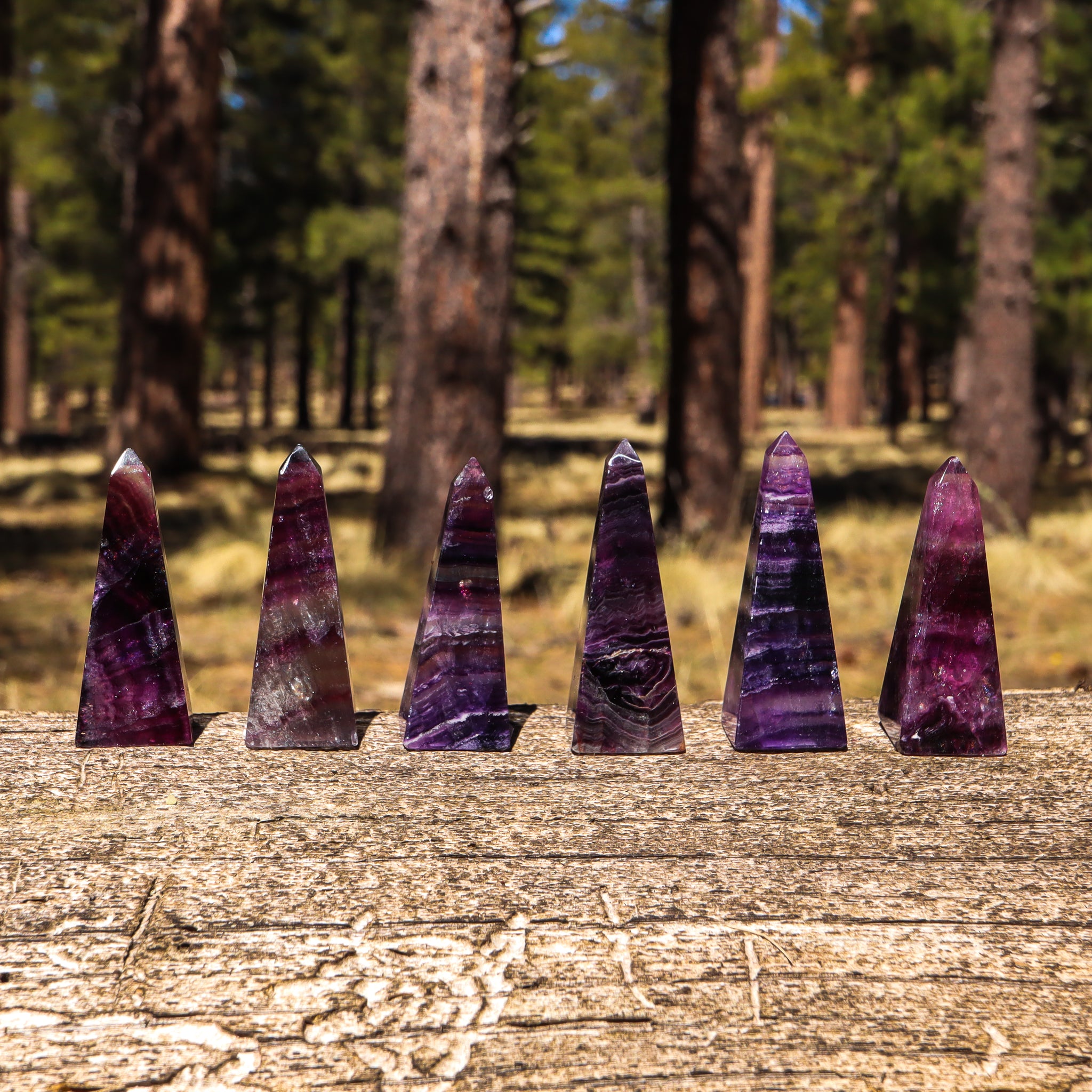 Purple Fluorite Obelisk