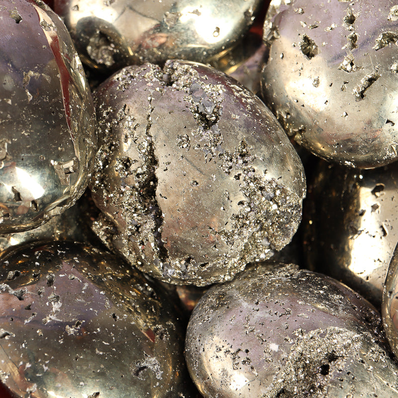 Pyrite Palm Stone