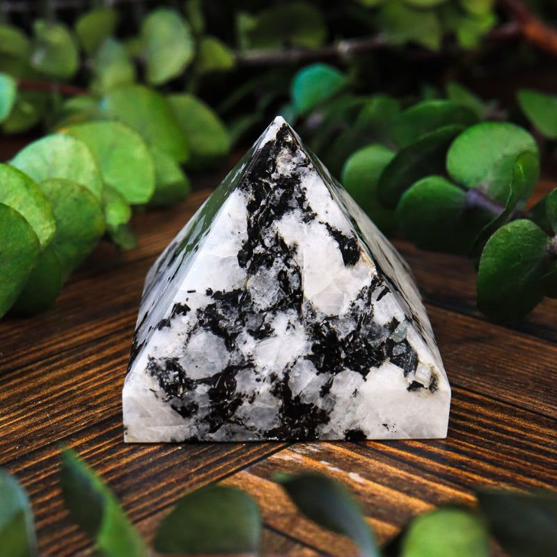 Rainbow Moonstone Pyramid