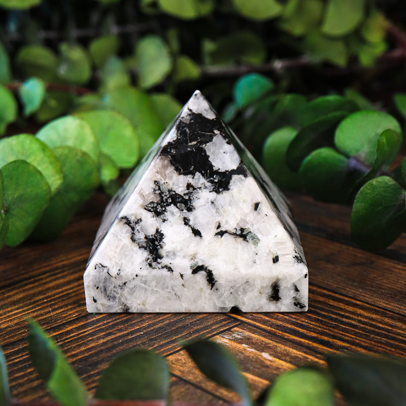 Rainbow Moonstone Pyramid