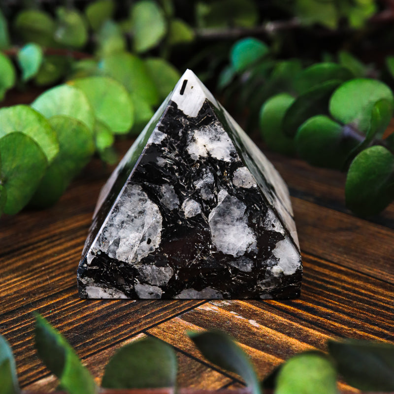 Rainbow Moonstone Pyramid