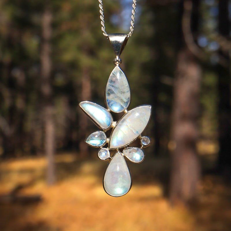Rainbow Moonstone Pendant