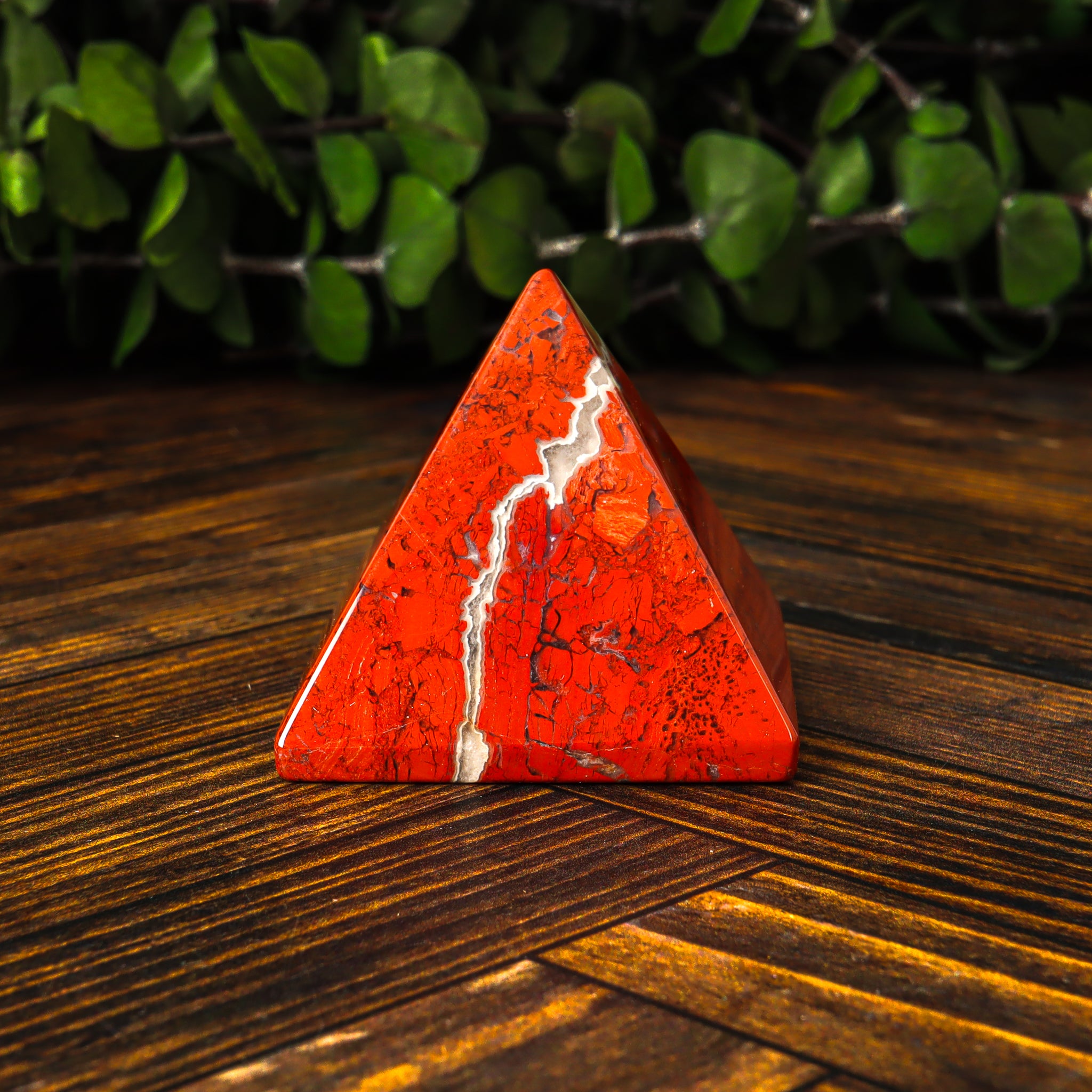 Red Jasper Pyramid