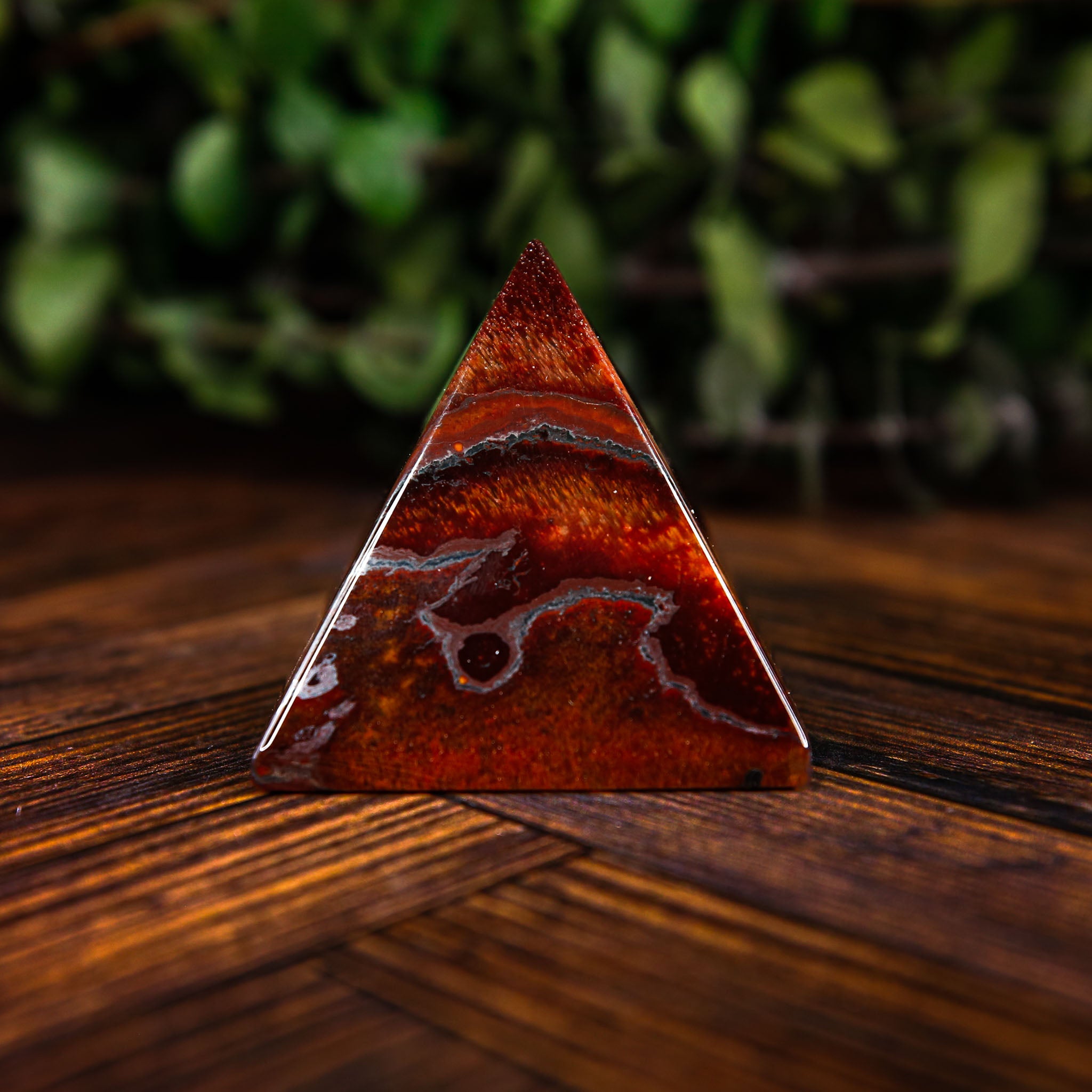 Red Tiger's Eye Pyramid