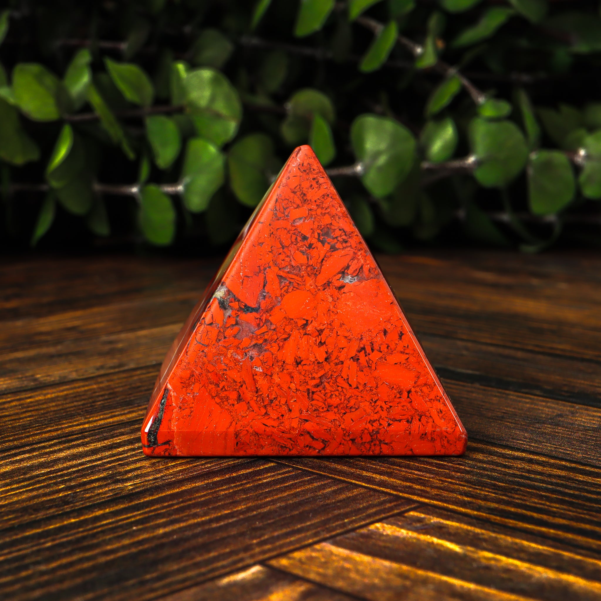 Red Jasper Pyramid