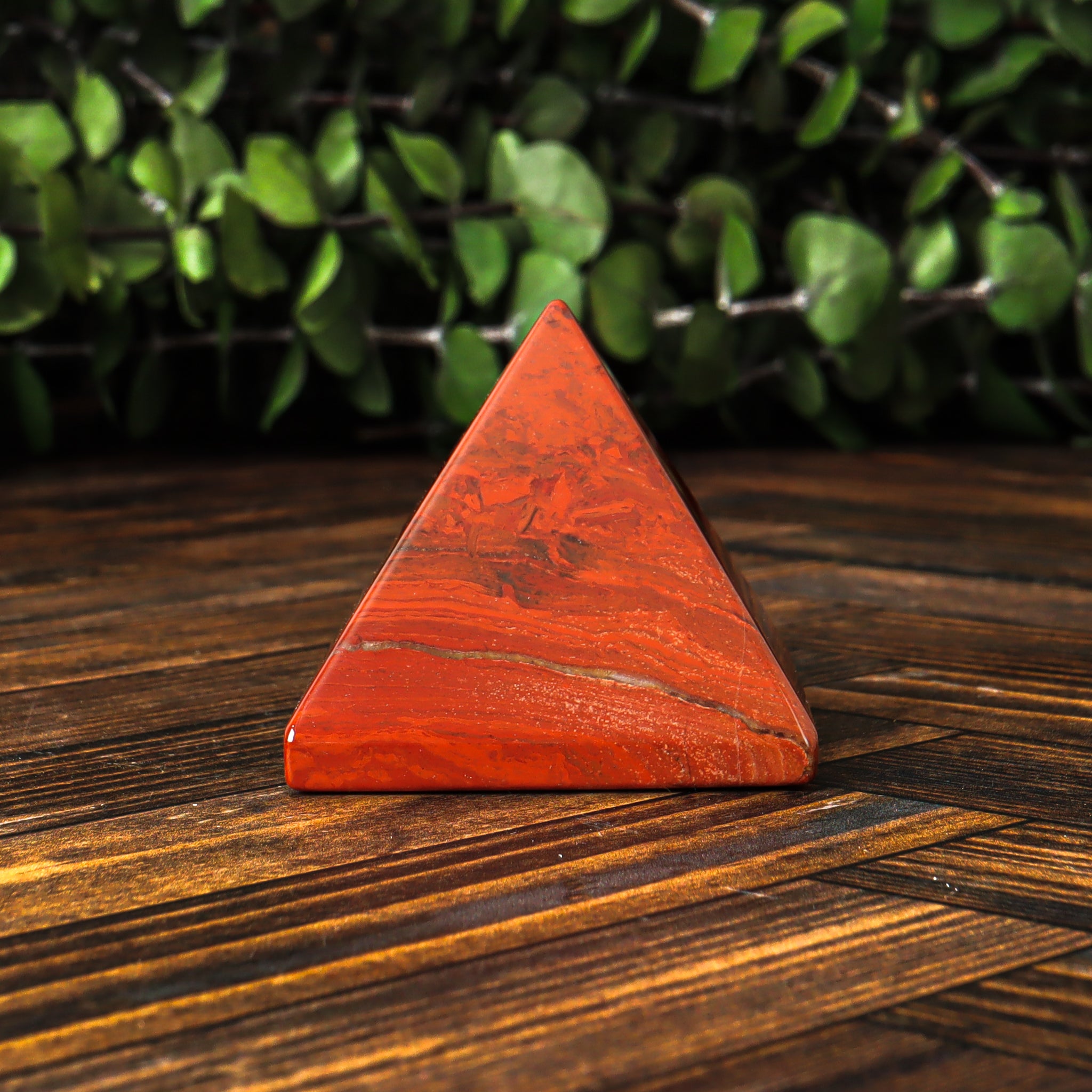 Red Jasper Pyramid