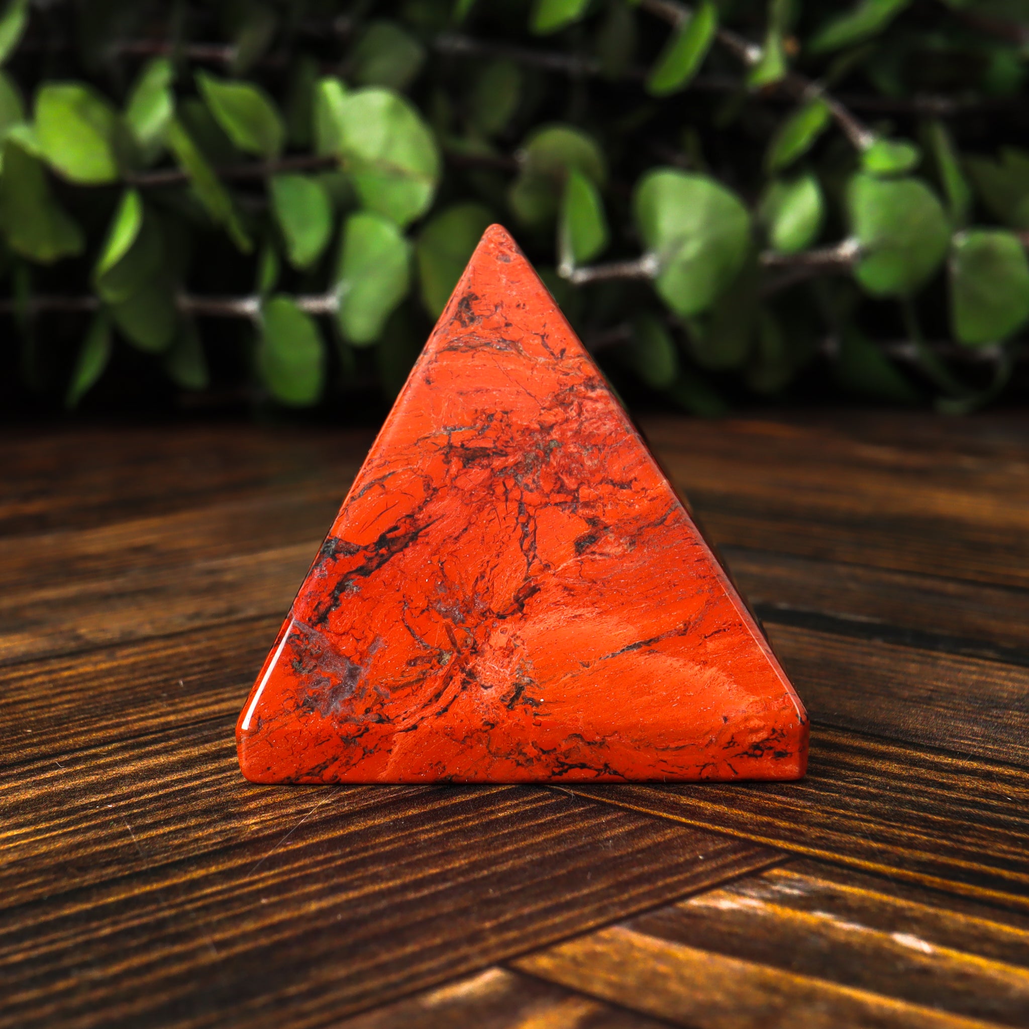Red Jasper Pyramid