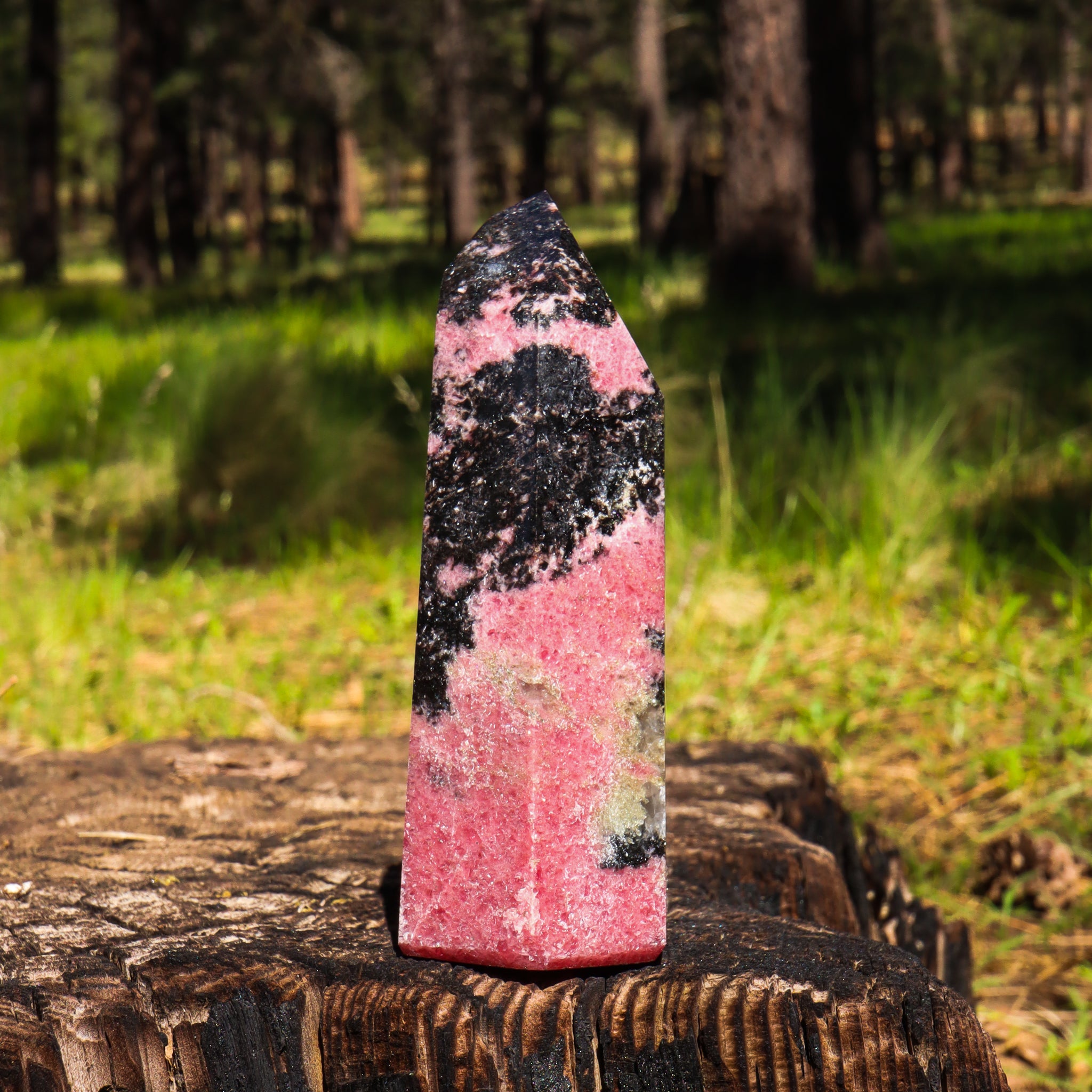 Large Rhodonite Point