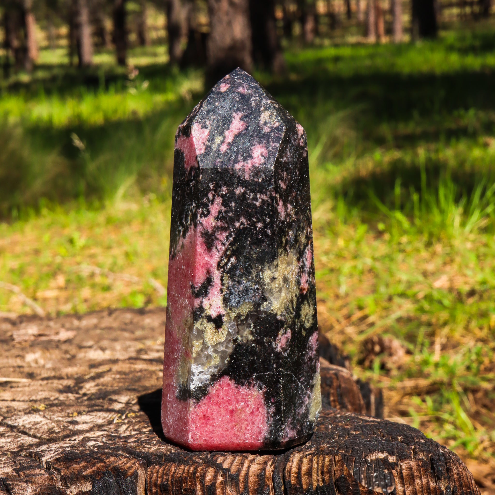 Large Rhodonite Point