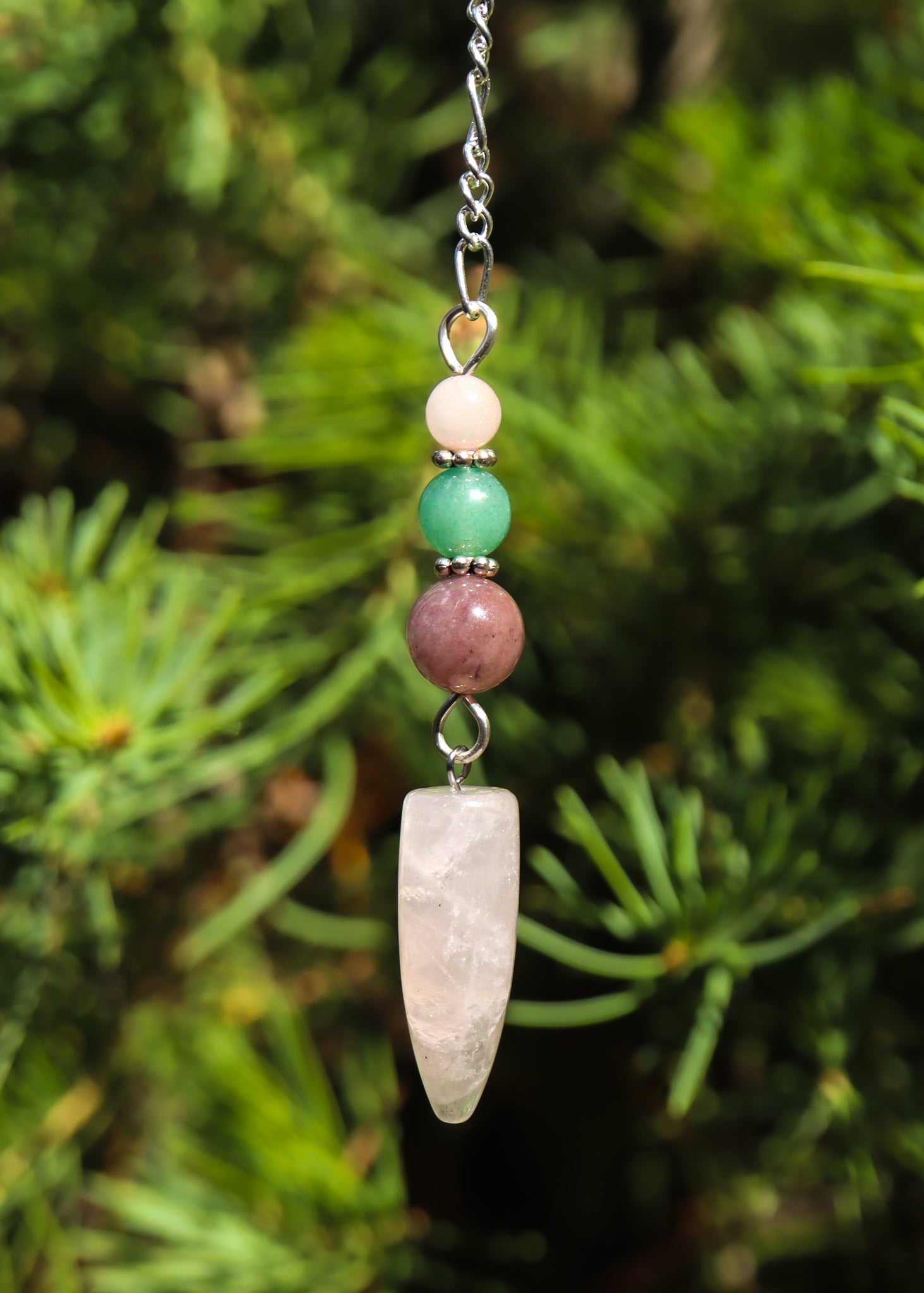 Rose Quartz Point Pendulum