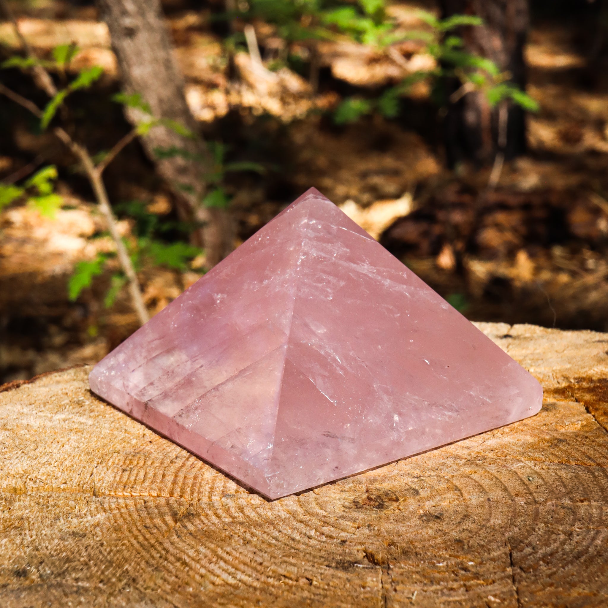 Rose Quartz Pyramid