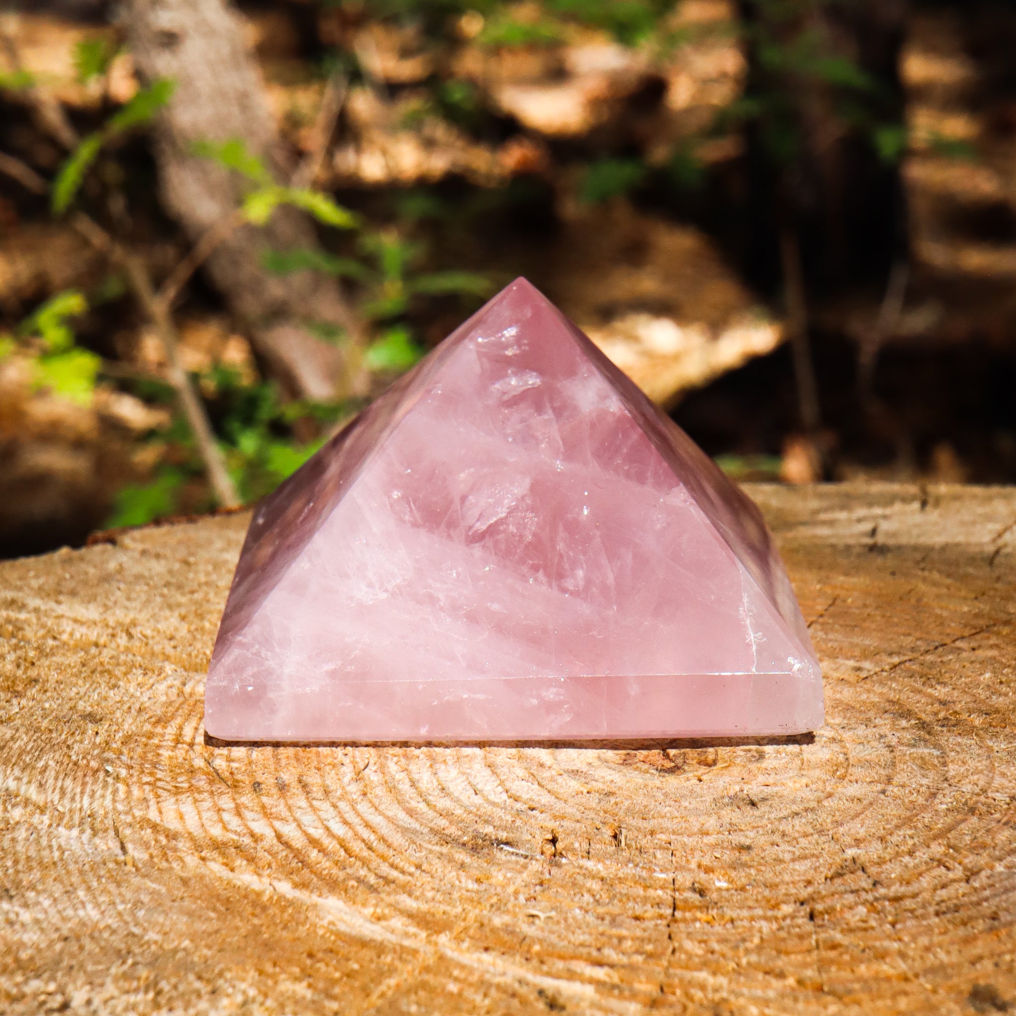 Rose Quartz Pyramid
