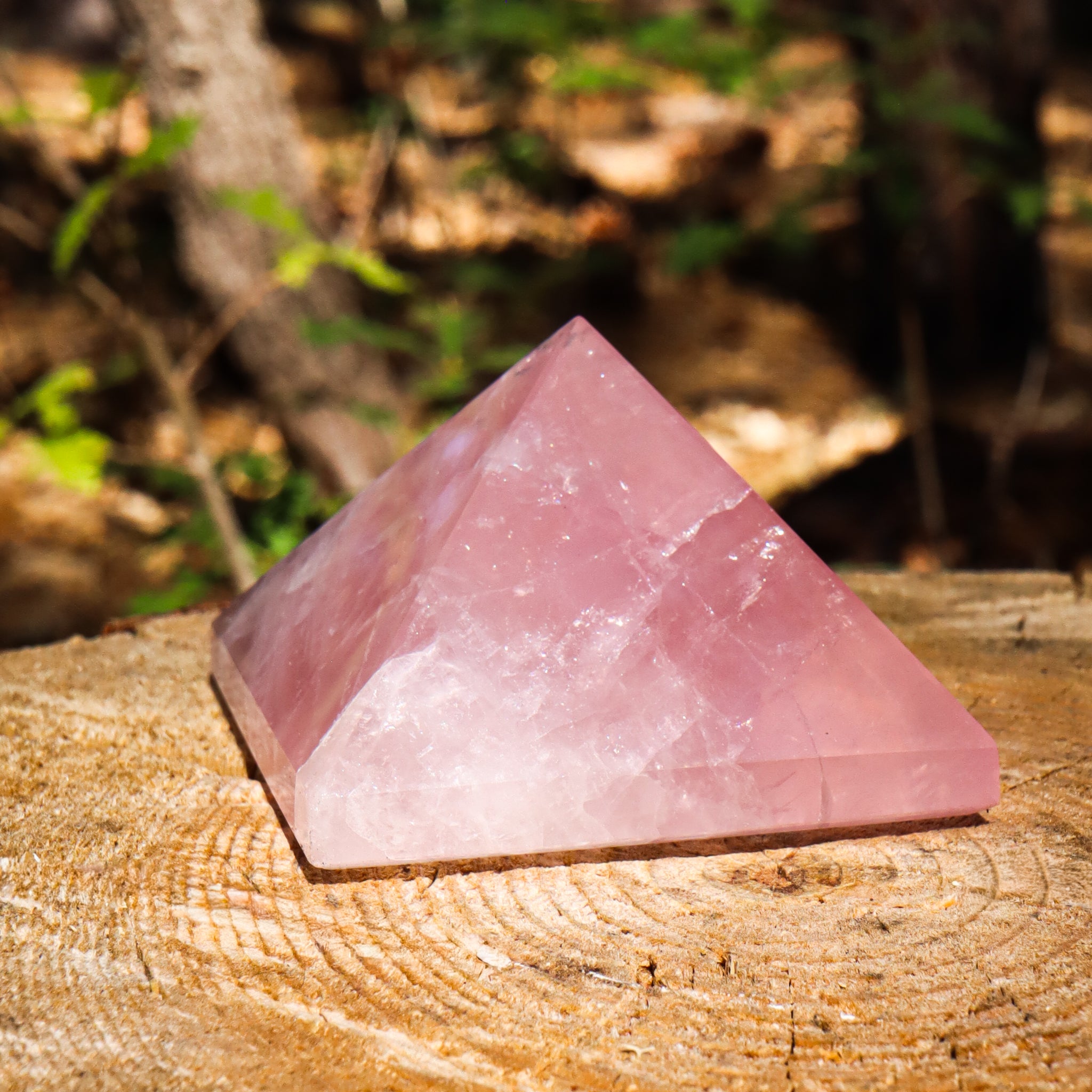 Rose Quartz Pyramid
