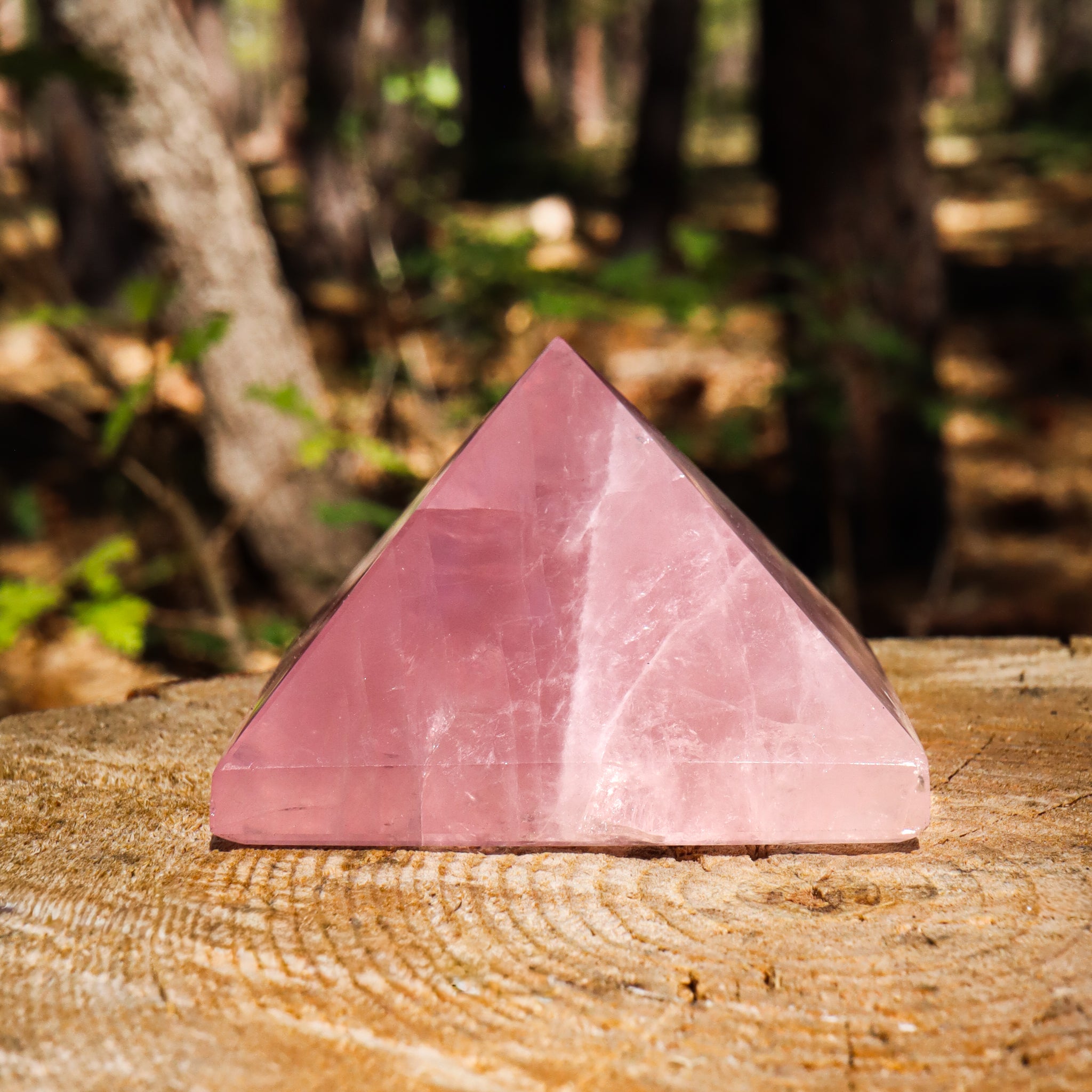 Rose Quartz Pyramid