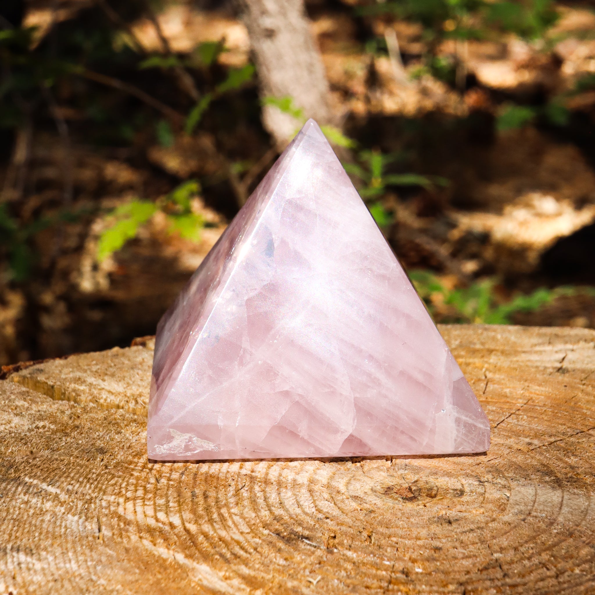 Rose Quartz Pyramid
