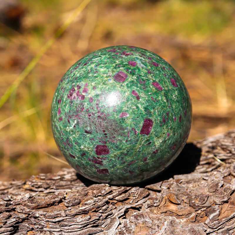 Ruby Fuchsite Sphere