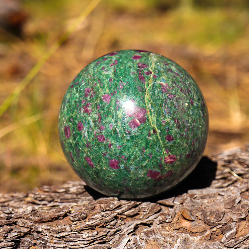 Ruby Fuchsite Sphere