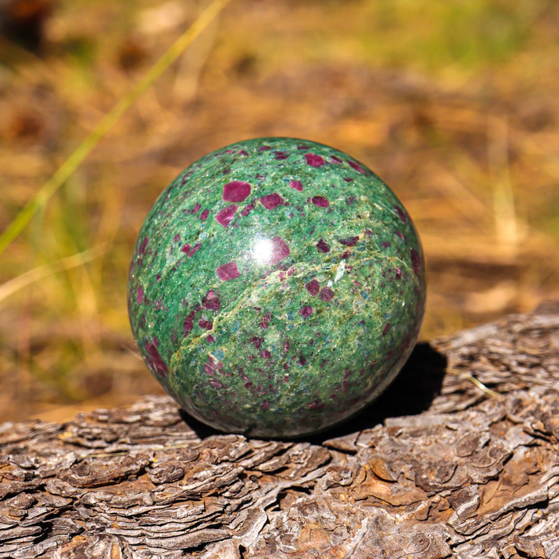 Ruby Fuchsite Sphere