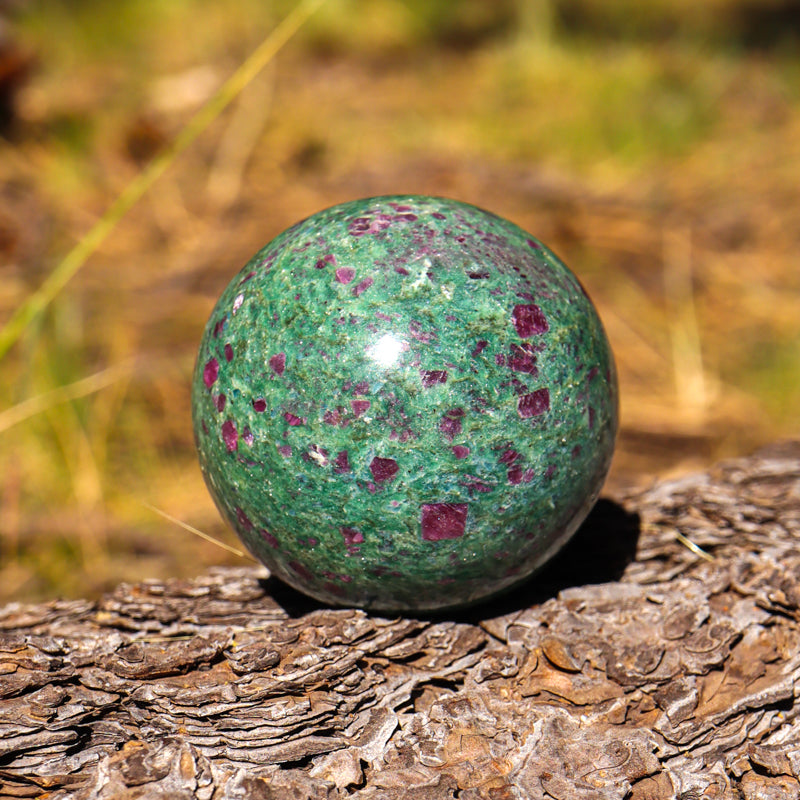 Ruby Fuchsite Sphere