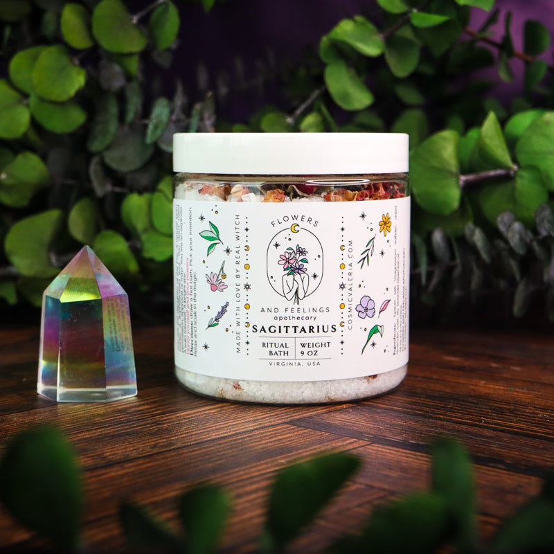 Sagittarius Ritual Bath by Flowers & Feelings