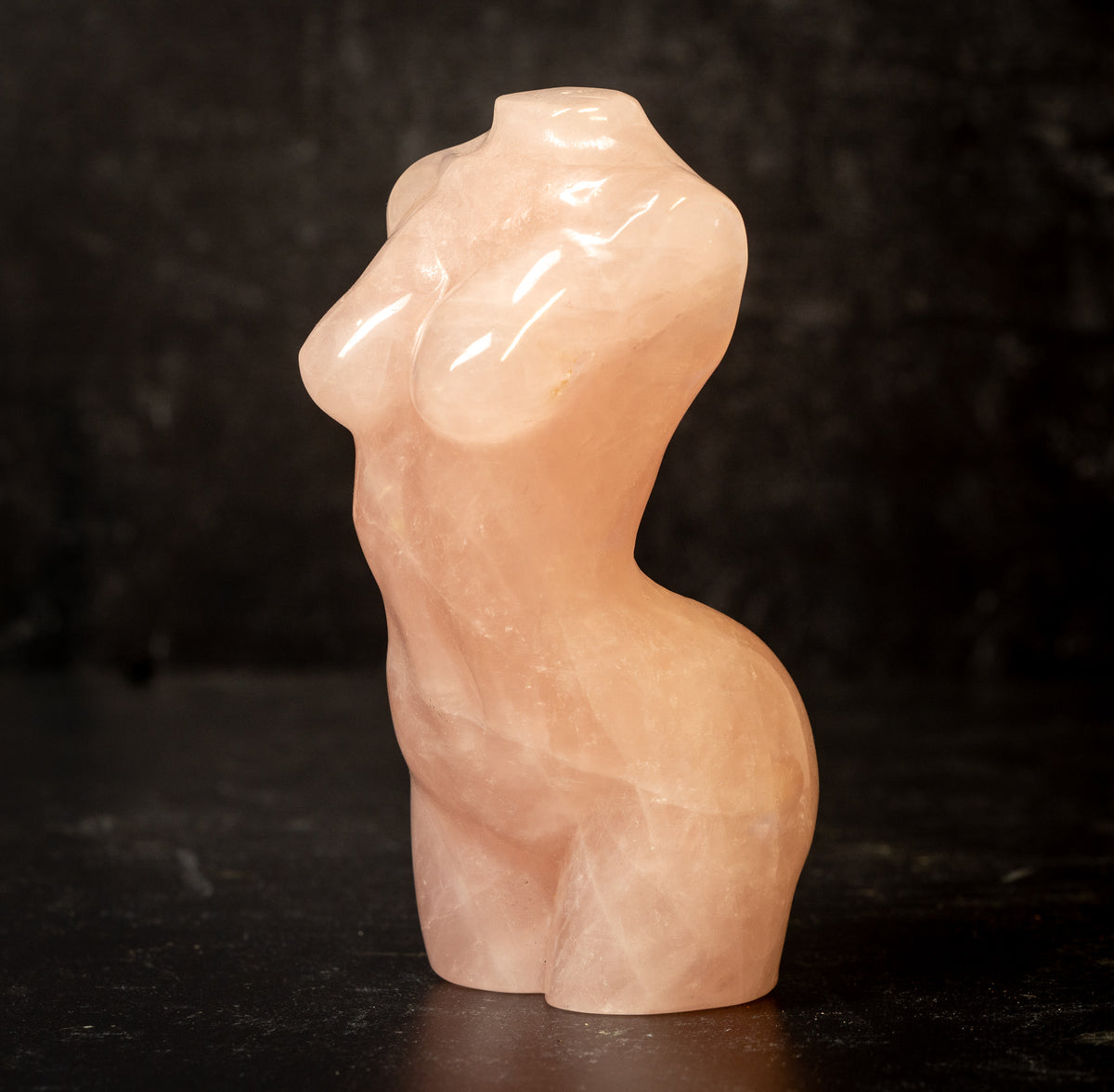 Rose Quartz Goddess Bust