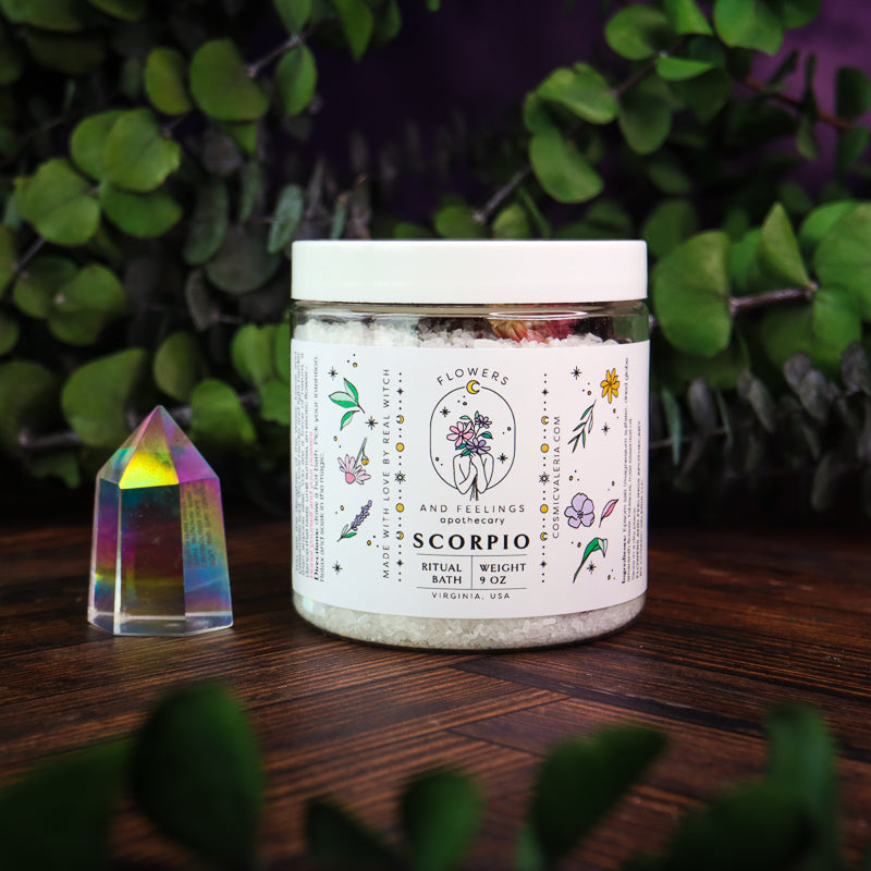 Scorpio Ritual Bath by Flowers & Feelings