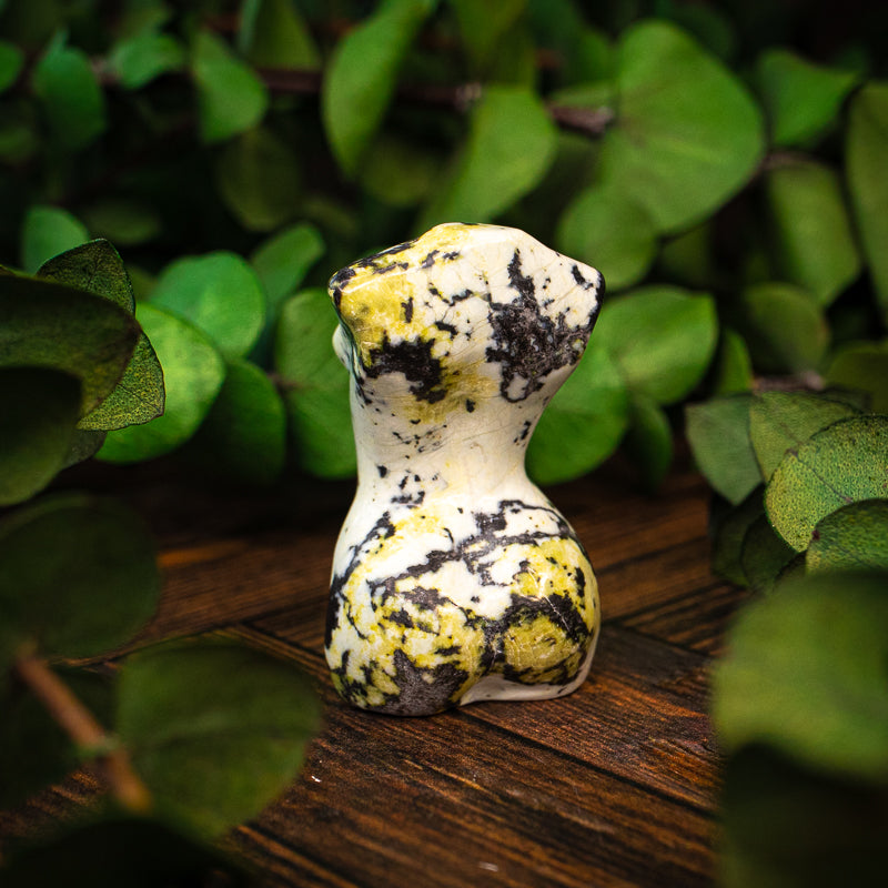 Serpentine Goddess Bust