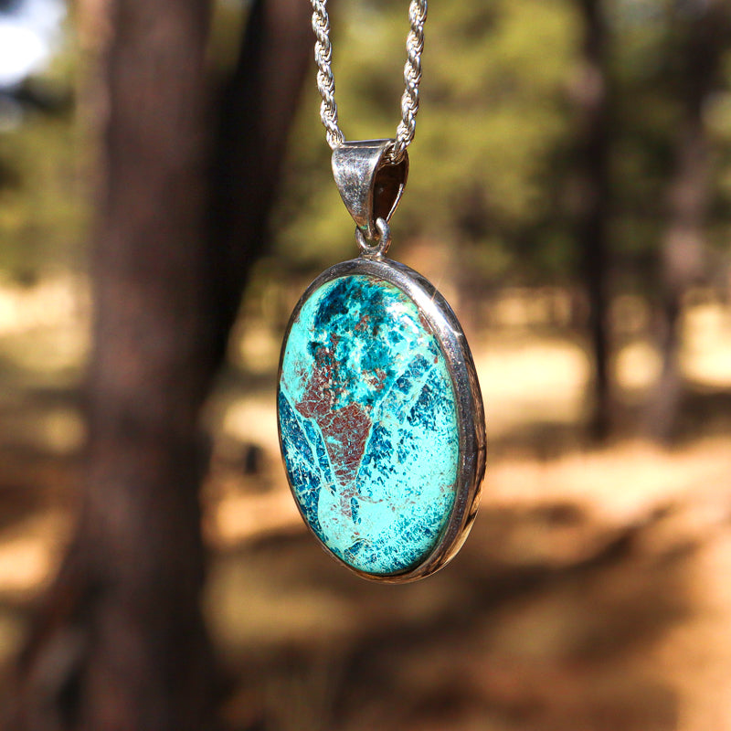 Shattuckite Pendant