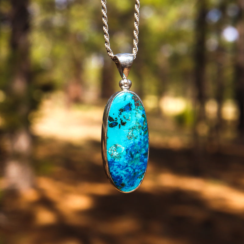 Shattuckite Pendant