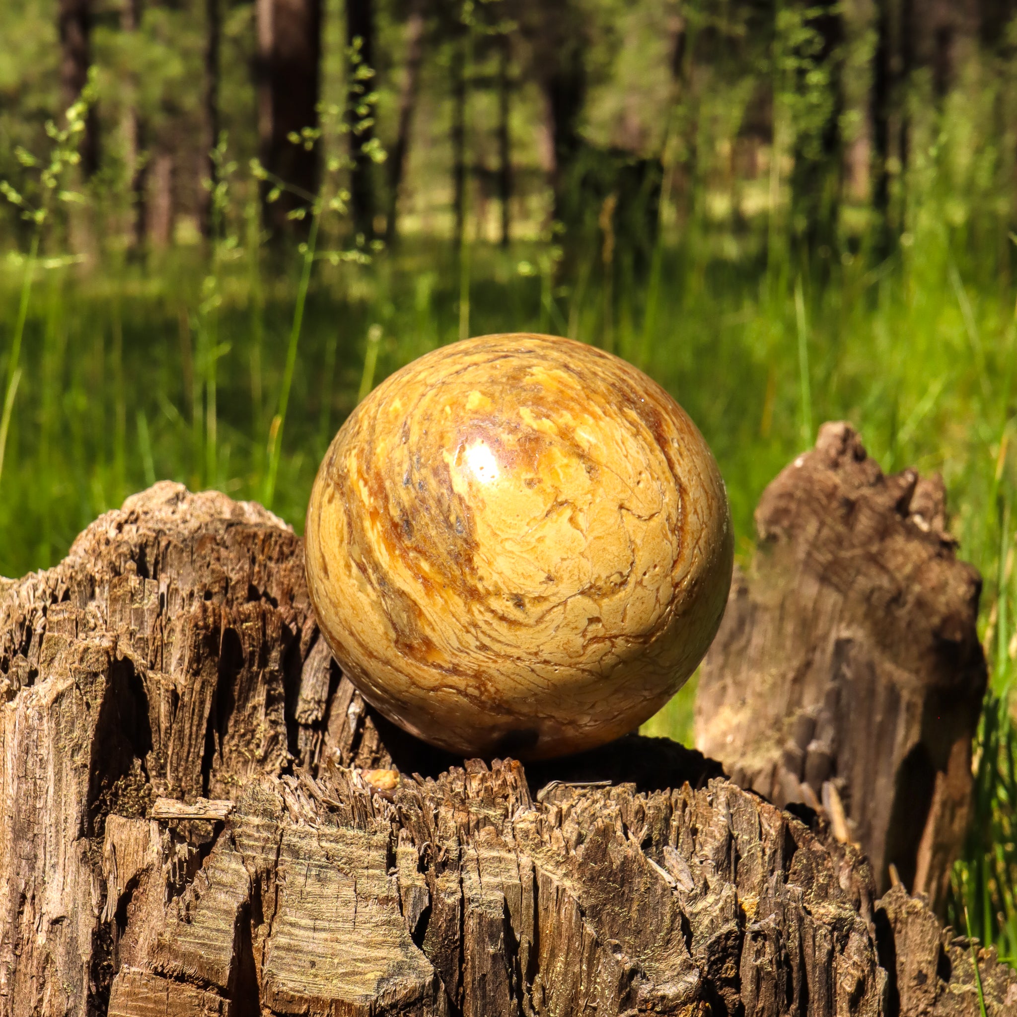 Sumatran Amber Sphere