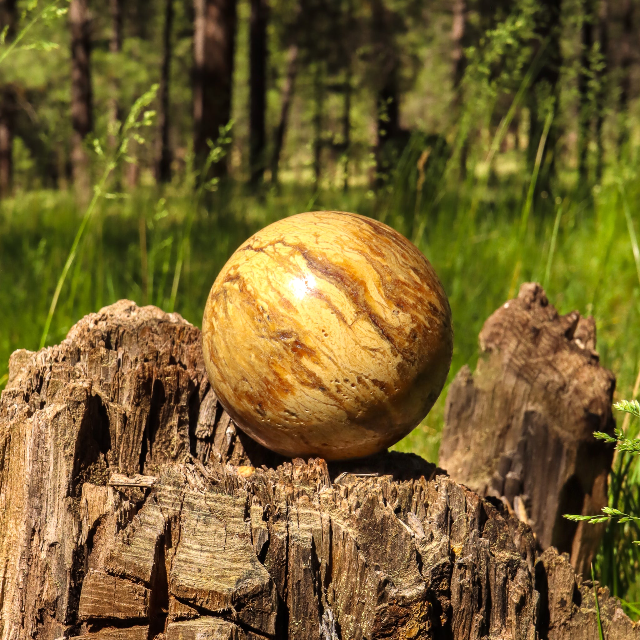 Sumatran Amber Sphere
