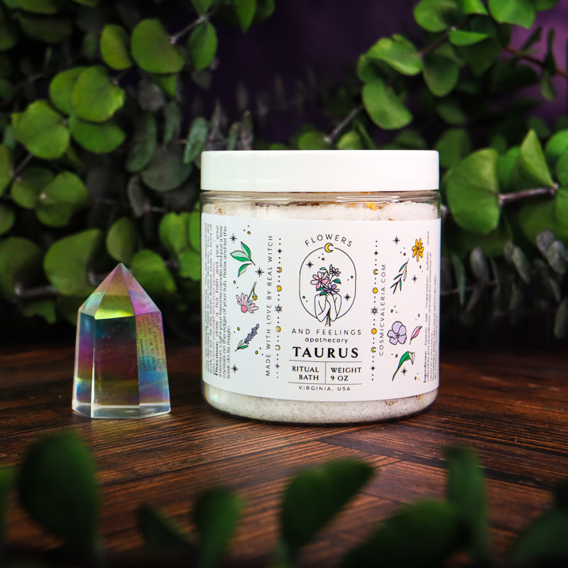 Taurus Ritual Bath by Flowers & Feelings