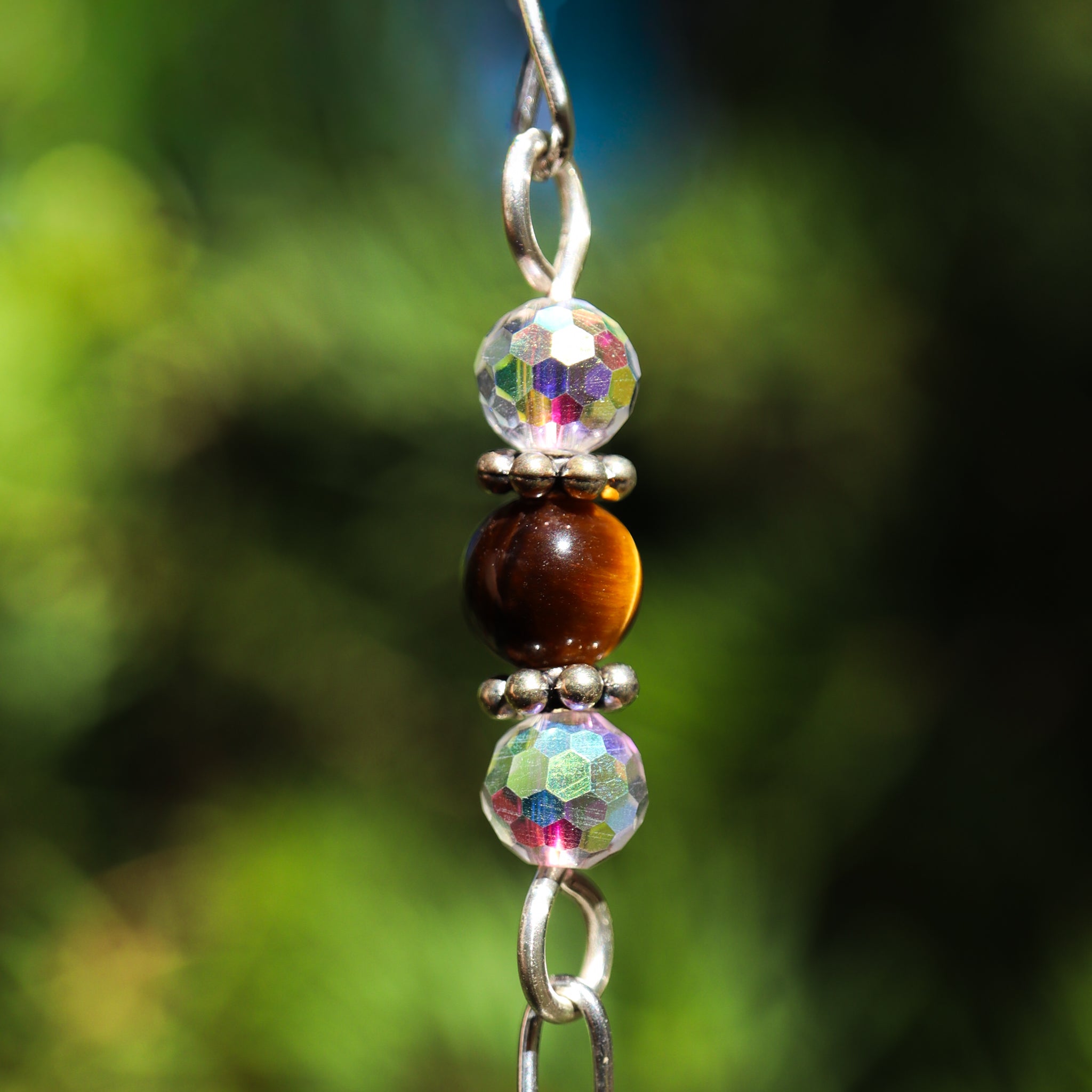 Tiger's Eye Point Pendulum