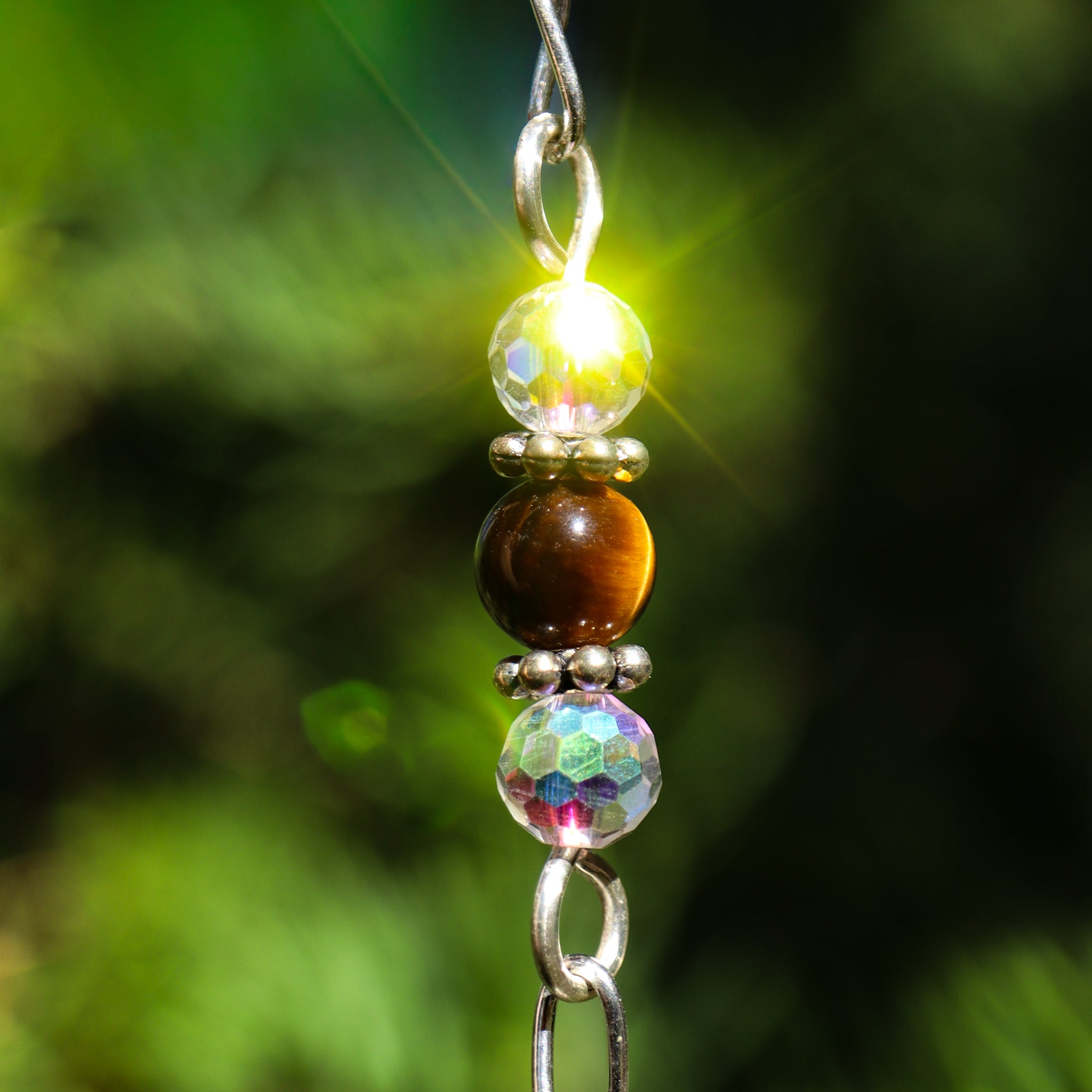 Tiger's Eye Point Pendulum