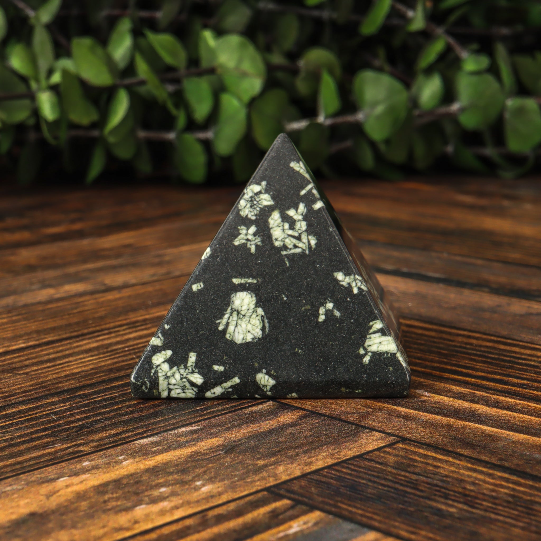 Chinese Writing Stone Pyramid