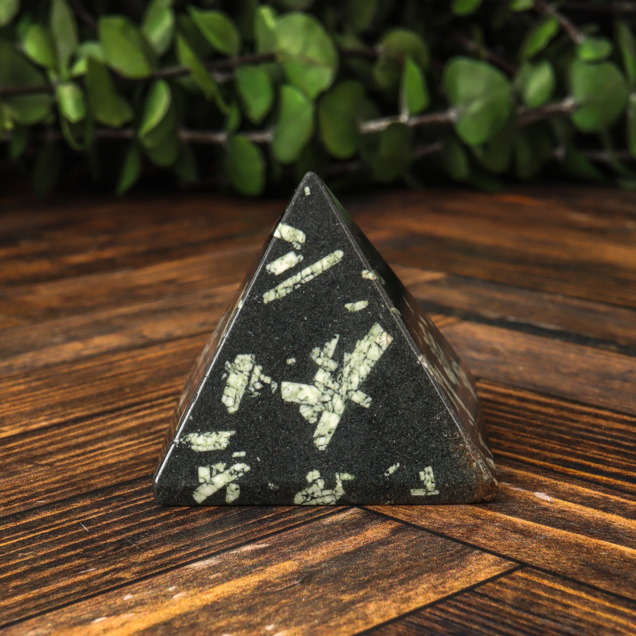 Chinese Writing Stone Pyramid