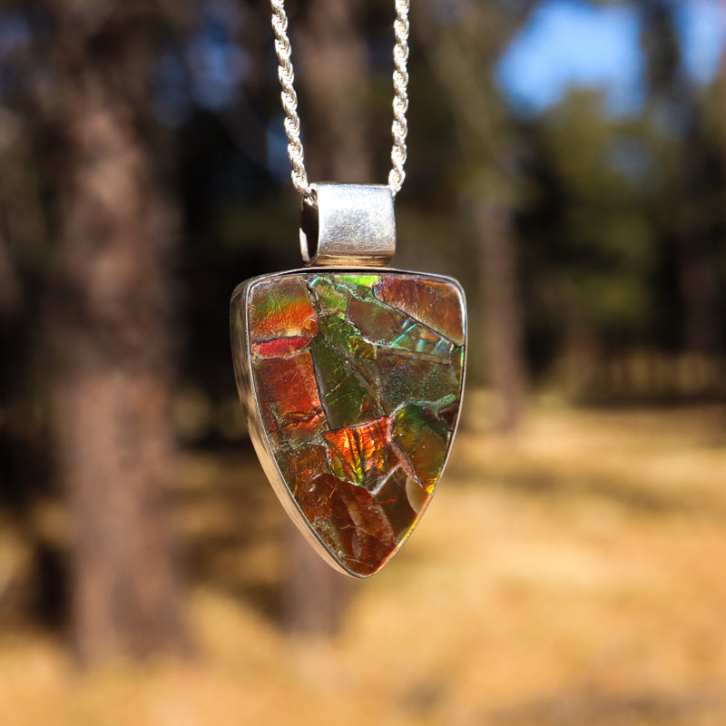 Ammolite Pendant