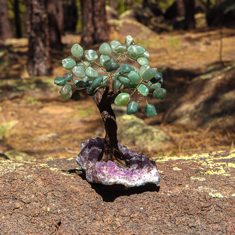 Unique Green Aventurine Crystal Tree