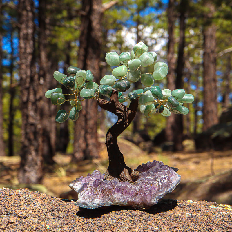 Unique Green Aventurine Crystal Tree