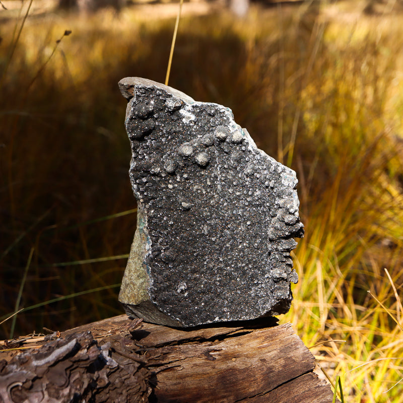 Black Amethyst Geode