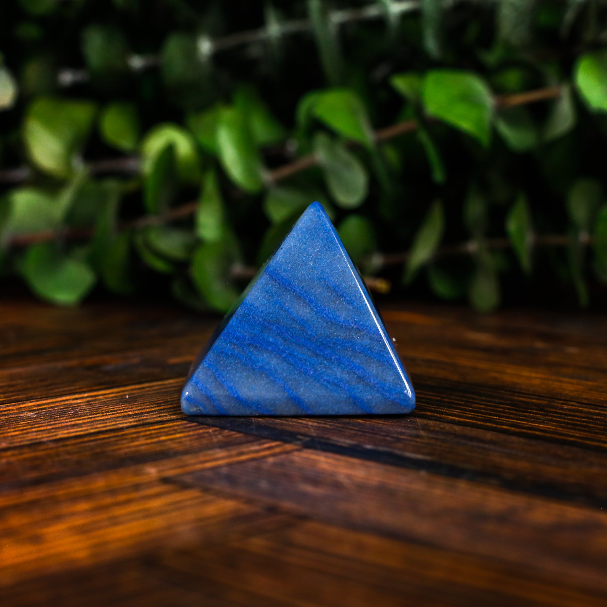 Blue Quartz Pyramid