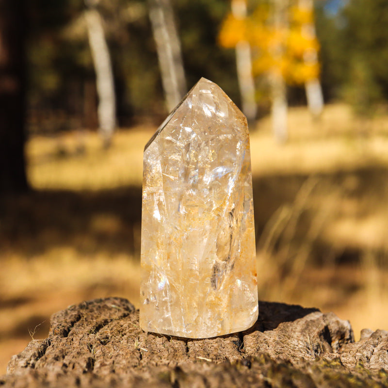 Golden Healer Quartz Point